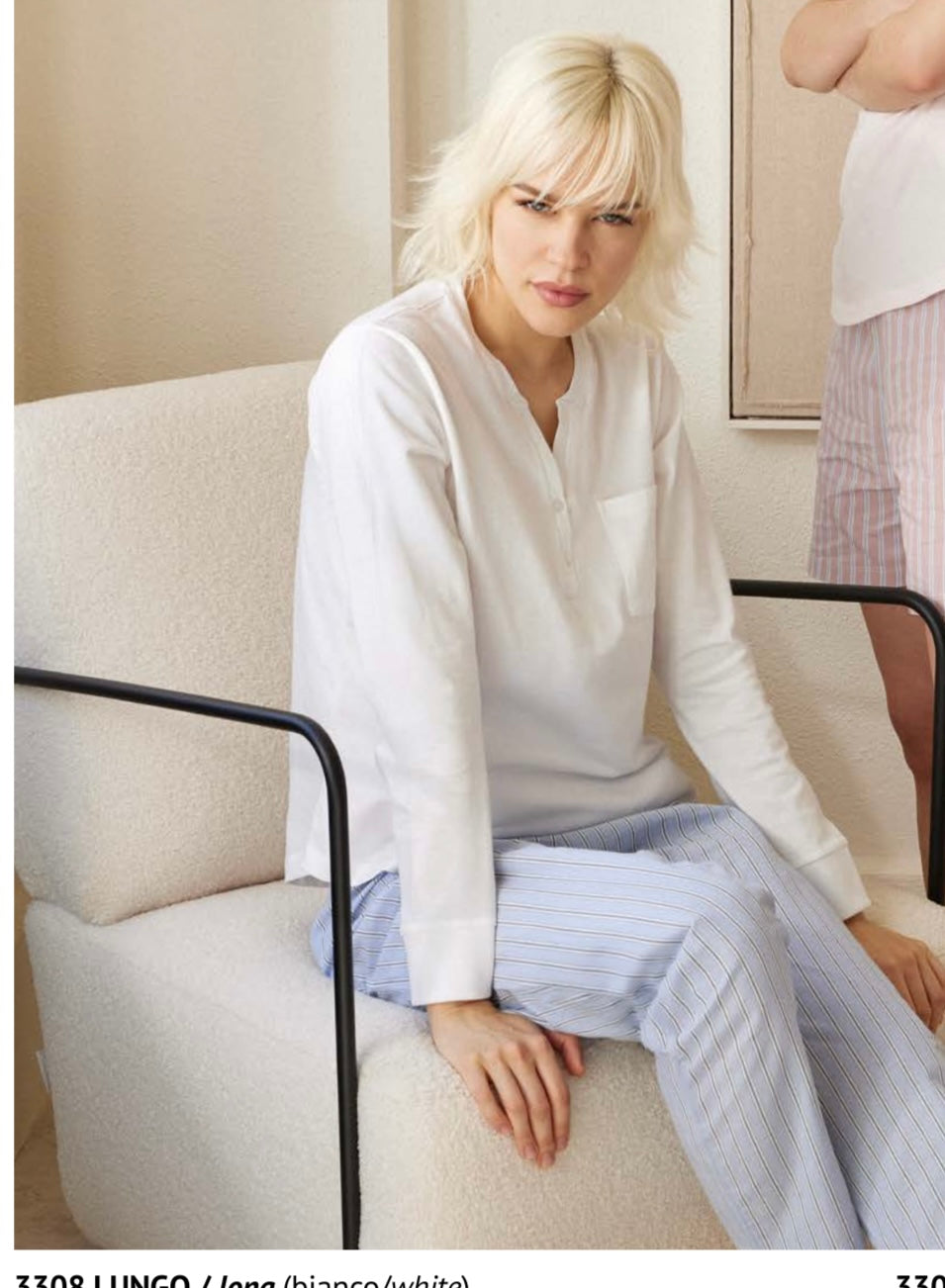 Pigiama donna in cotone Jadea 3308