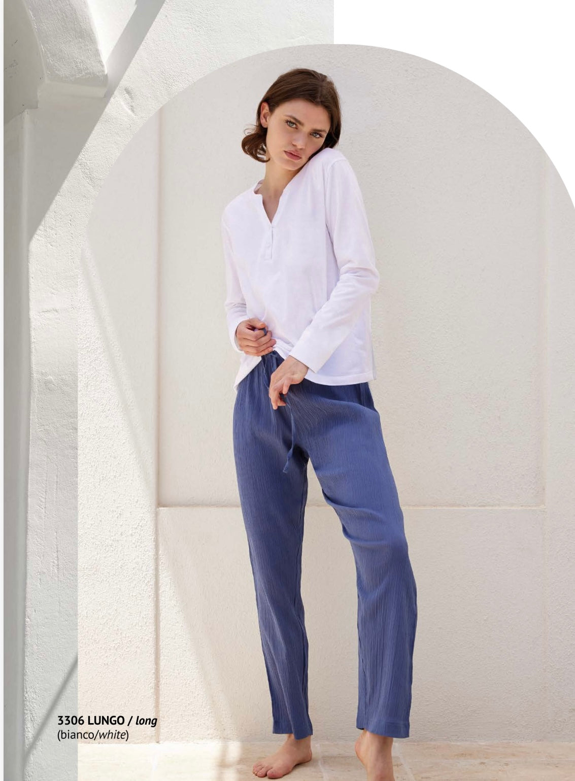 Pigiama donna cotone Jadea 3306