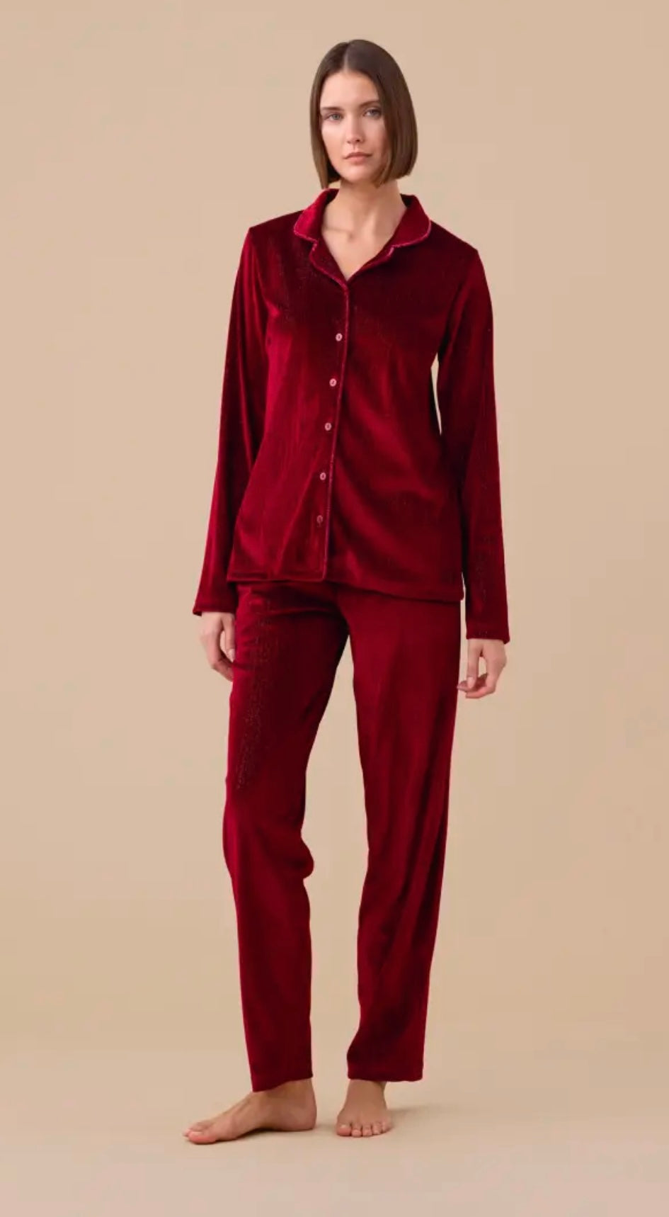 Pigiama donna ciniglia NOIDINOTTE 9344