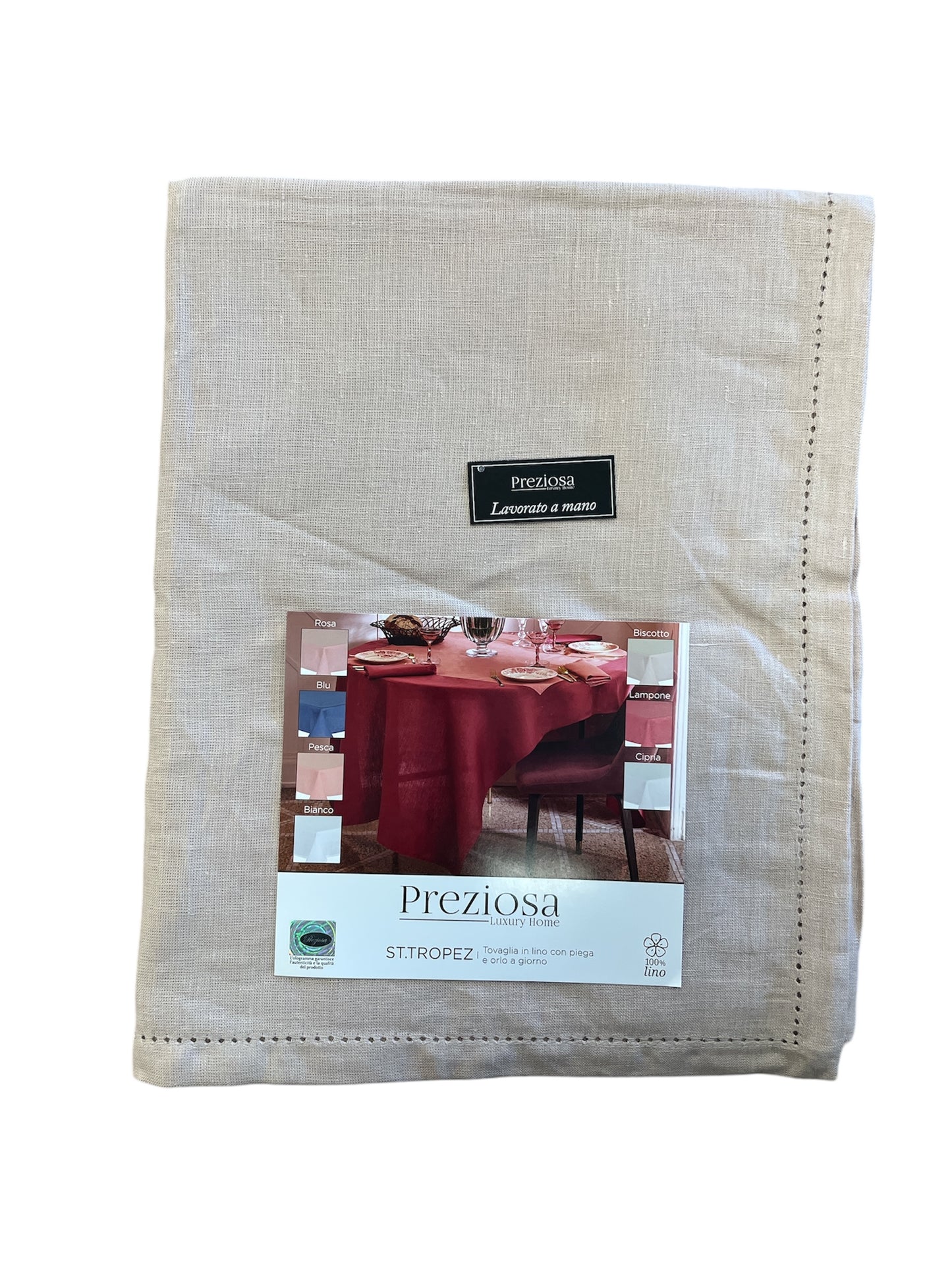 Tovaglia da tavola X6 Preziosa Luxury Lino ST.TROPEZ