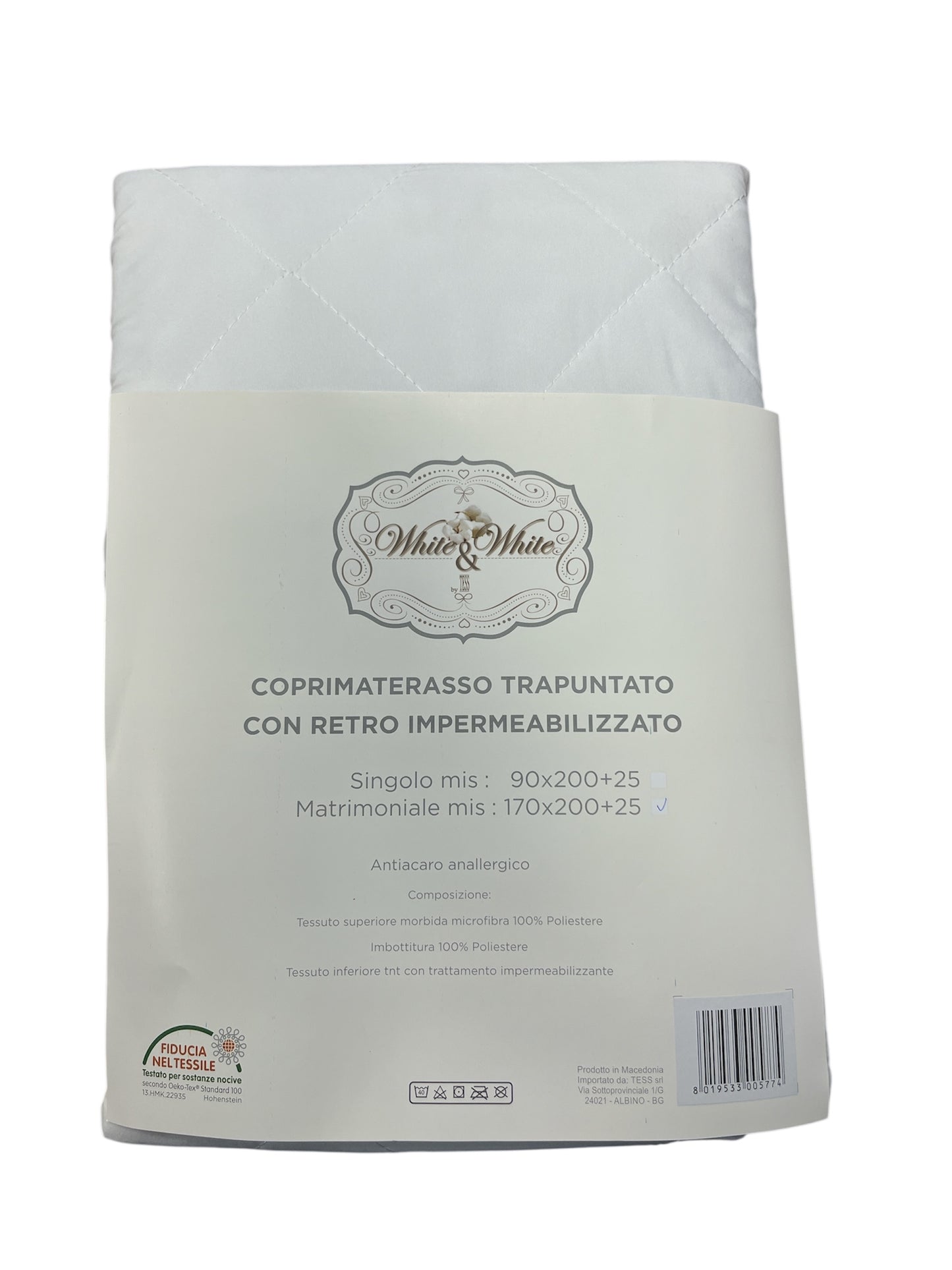 Coprimaterasso trapuntato Matrimoniale TESS