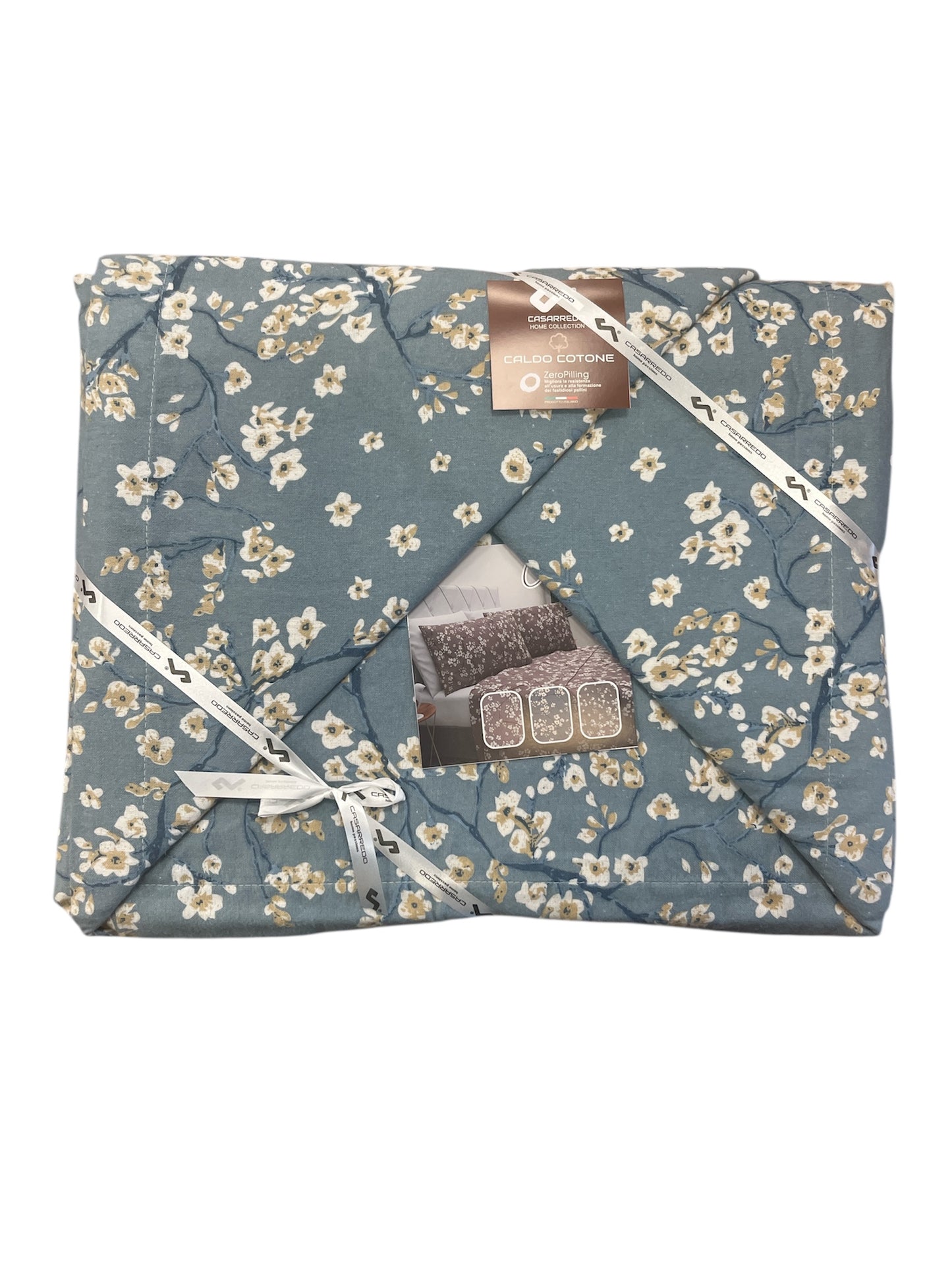 Completo letto flanella Casarredo cherry