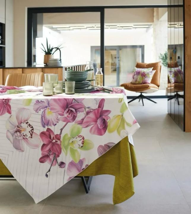 Tovaglia da tavola maison sucrée orchidea