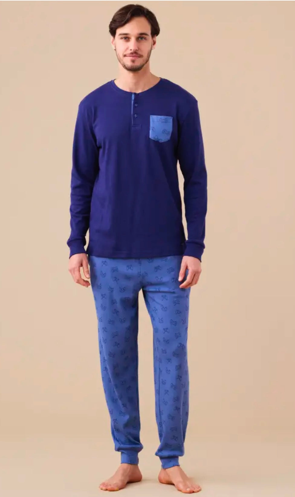 Pigiama uomo caldocotone NOIDINOTTE 3147