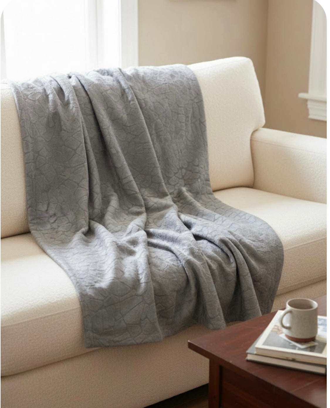 Telo arredo grandfoulard Casarredo Sasso