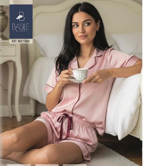 Pigiama donna raso BASILE 1302