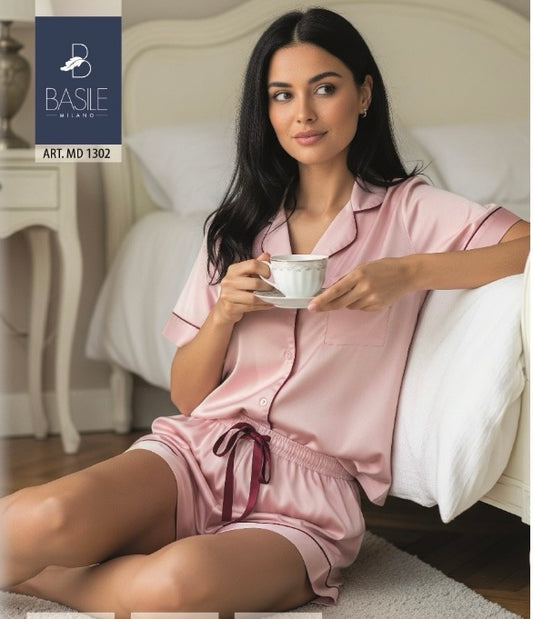 Pigiama donna raso BASILE 1302