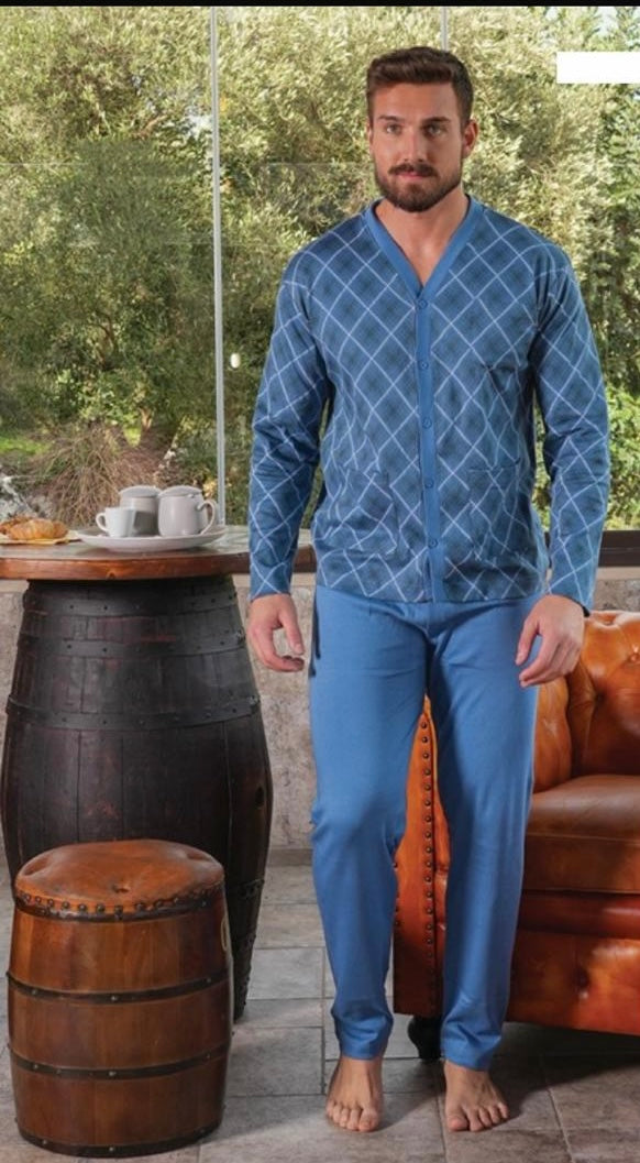 Pyjama homme chaud en coton ARCTE 60023