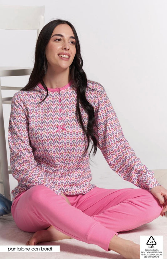 Pigiama donna caldocotone VANUÈ 0635