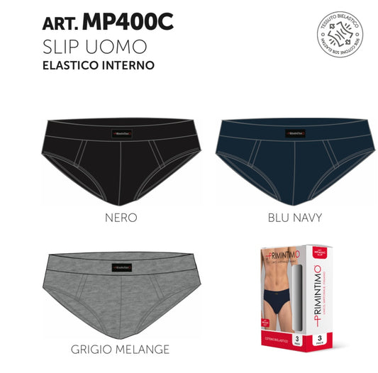 3PACK slip uomo 400