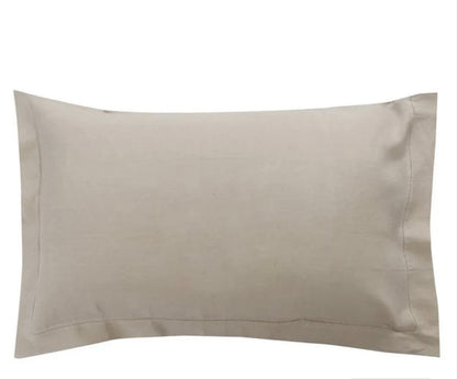 COPPIA DI FEDERE SHARM IN 100% LINO STONE WASH COLORE SABBIA – VIA ROMA 60