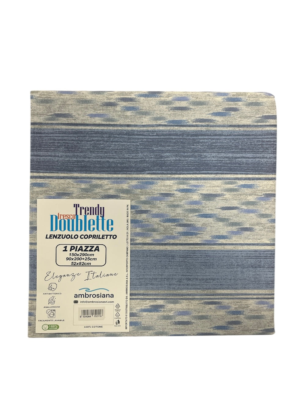 Lenzuola/copriletto singola ambrosiana trendy 12