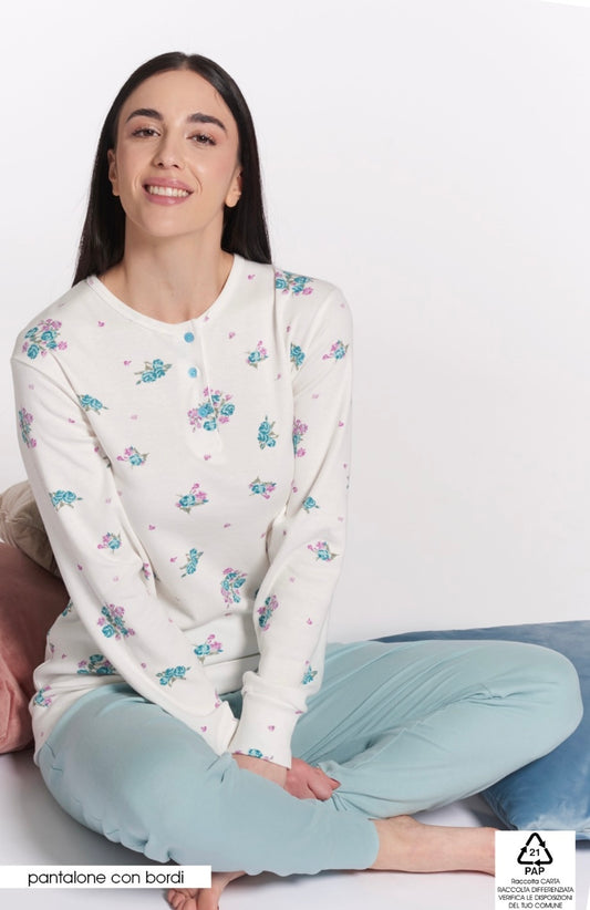 Pigiama donna caldocotone VANUÈ 0608