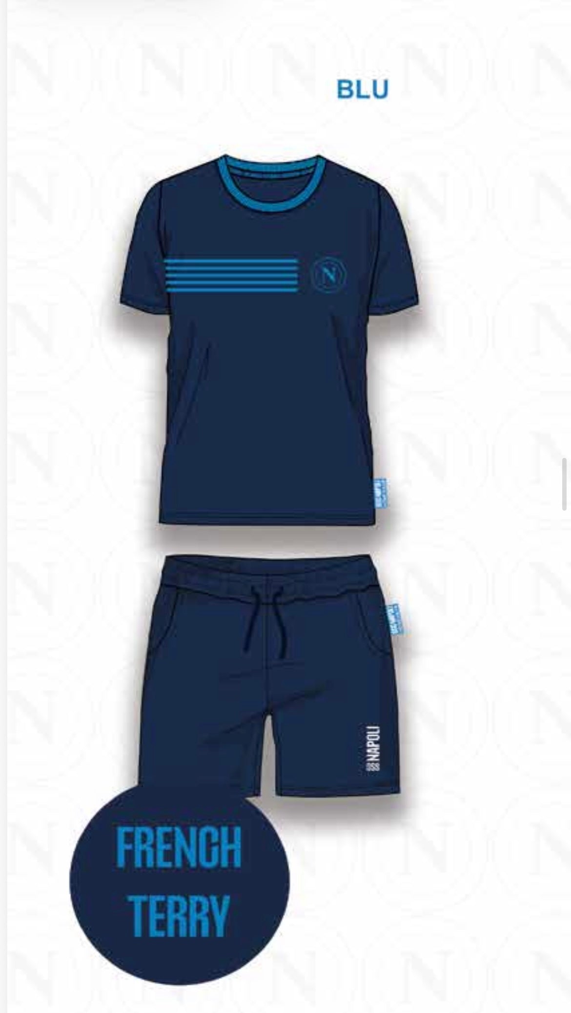 Pigiama ragazzo Ssc Napoli 020