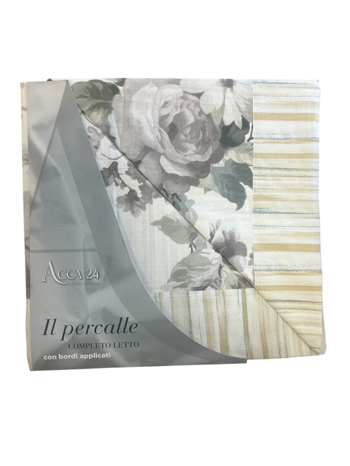 Completo letto matrimoniale ACCA24 In percalle Alice