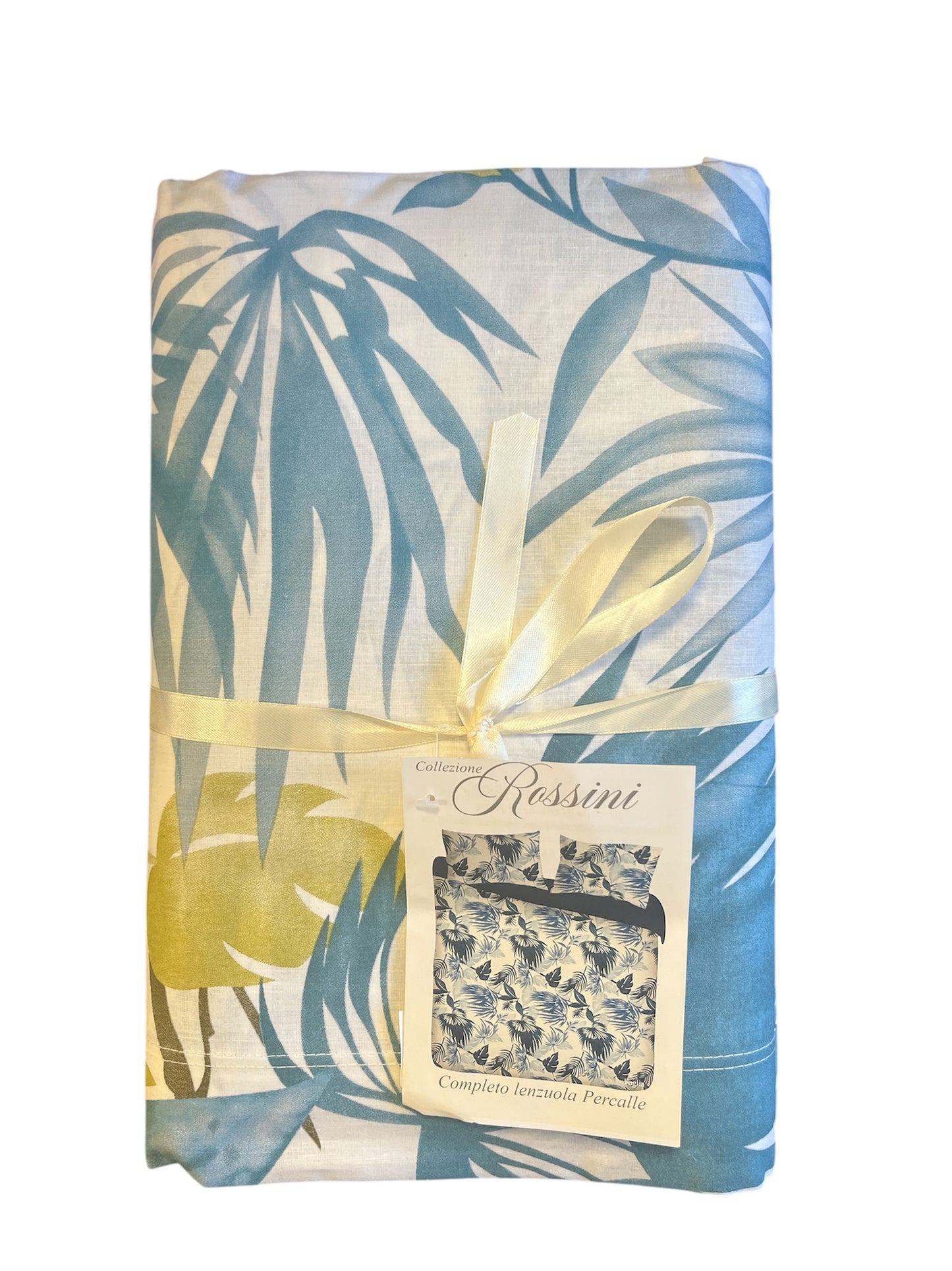 Completo letto matrimoniale percalle ROSSINI