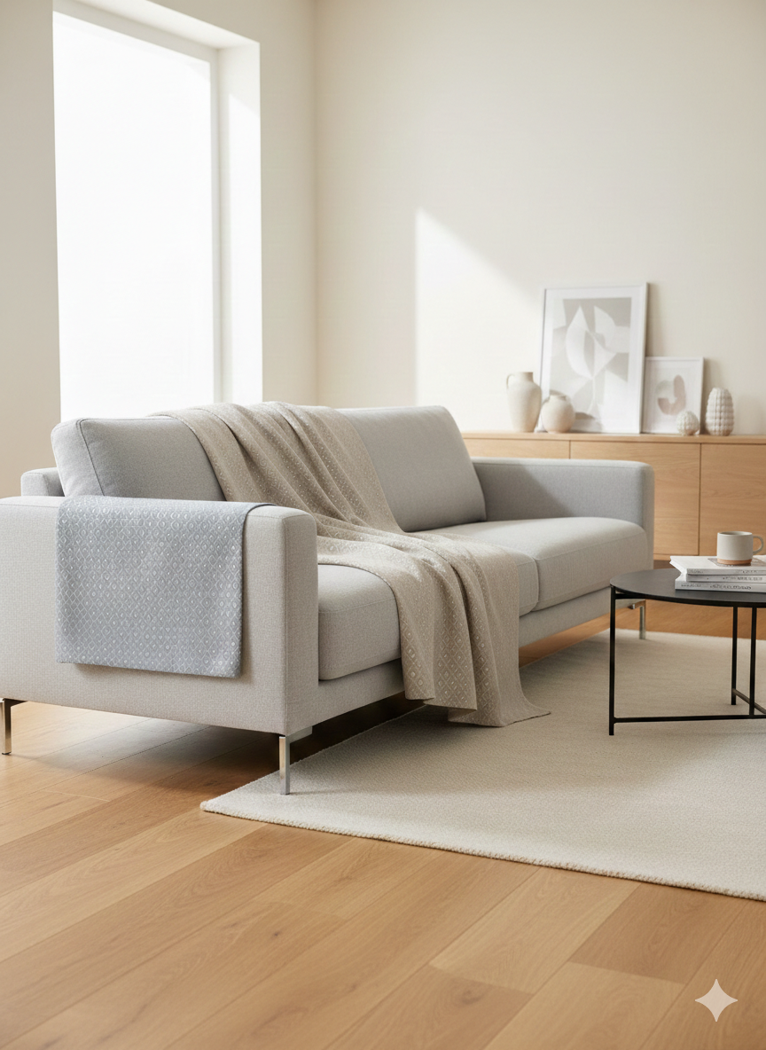 Telo arredo grandfoulard Casarredo cuoricini