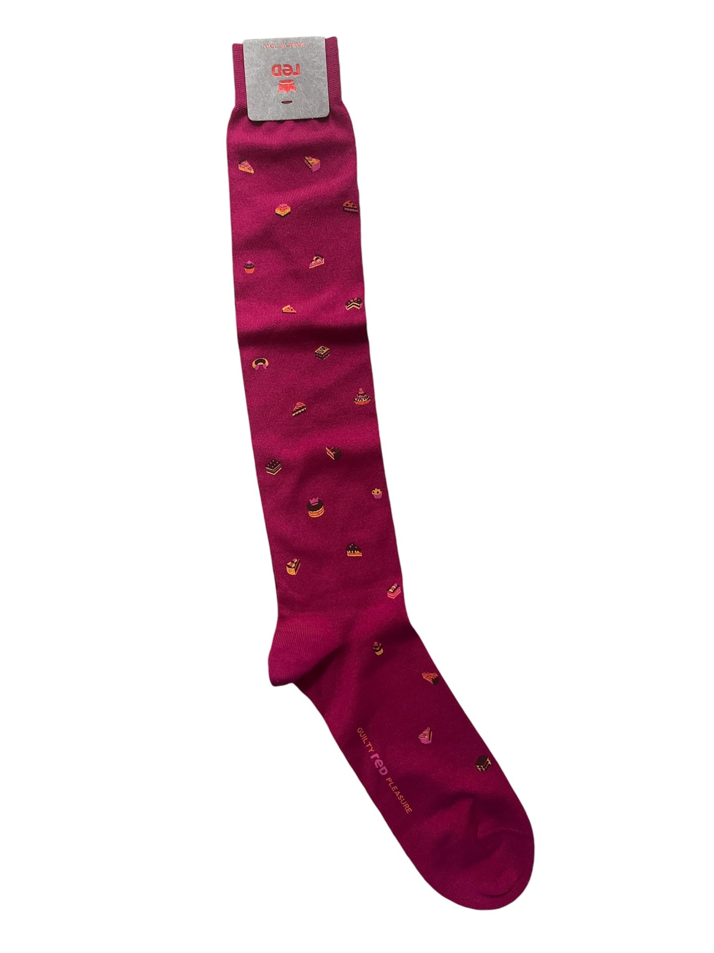 Men's long sock RED 62182