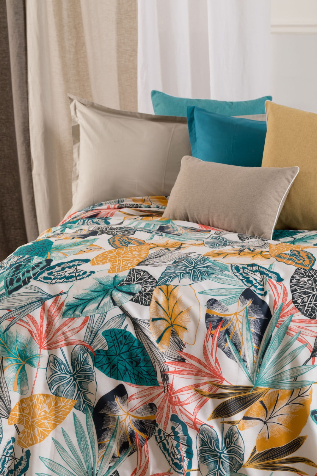 Competo letto percalle Matrimoniale Riviera Arjola